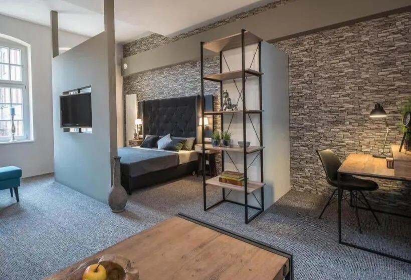Deluxe-huoneisto 1 Makuuhuone, Boardinghouse Emden