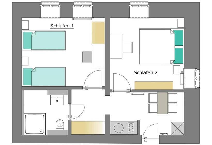 Family Suite, Boardinghouse Emden