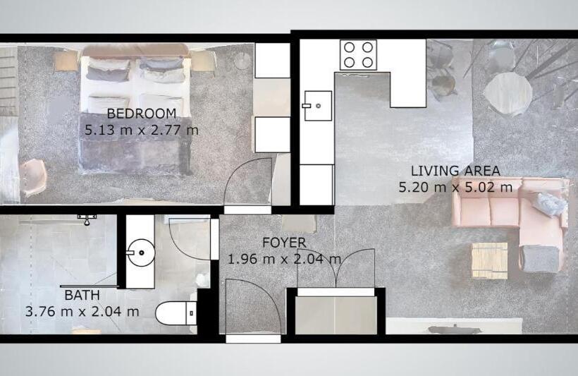 Апартаменты Superior 1 Спальня, Boardinghouse Emden
