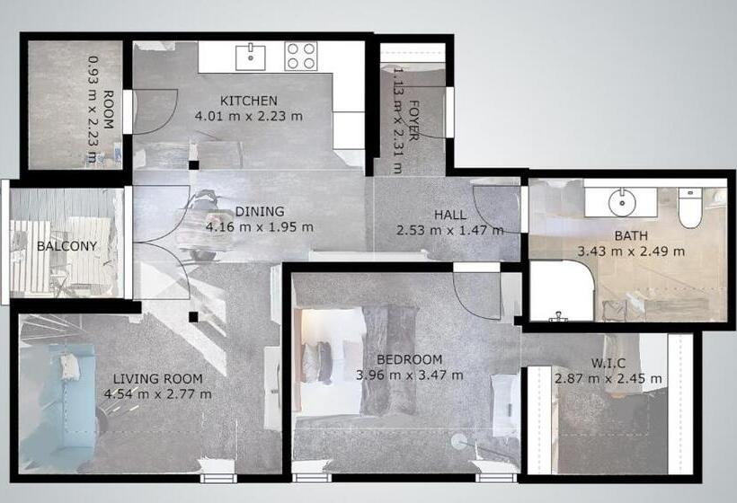 Люкс с Балконом, Boardinghouse Emden