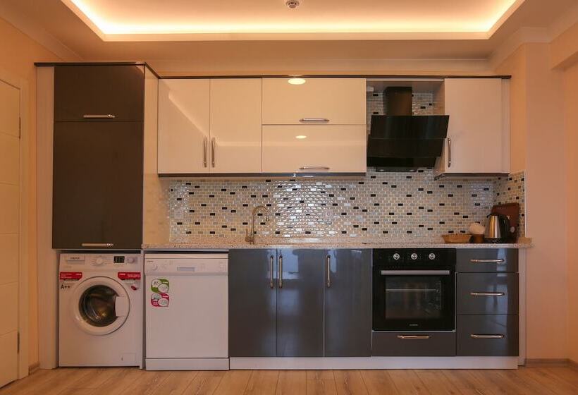 آپارتمان 1 خوابه با چشم‌انداز دریا, şahin Tepesi Suite Otel