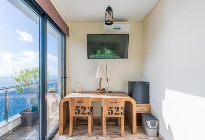 带阳台的豪华间, Guesthouse Theview