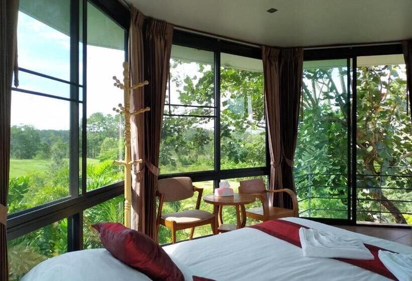 带大床的标准间, Phumork Village Khao Kho