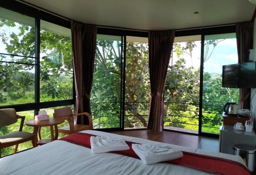 带大床的标准间, Phumork Village Khao Kho