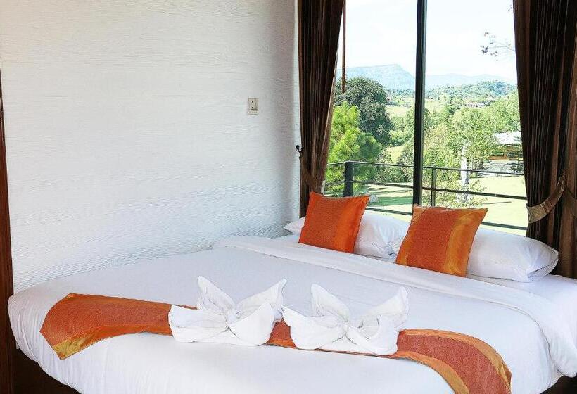 带大床的标准间, Phumork Village Khao Kho