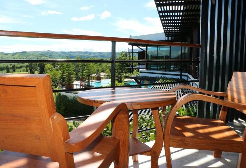 Quarto Estandar com Sacada, Phumork Village Khao Kho