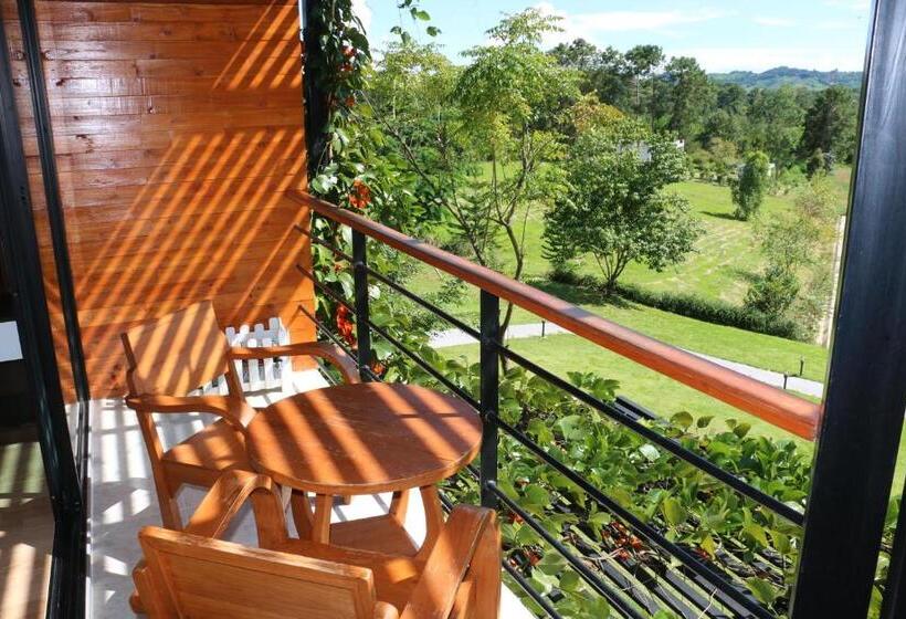 标准间带阳台, Phumork Village Khao Kho