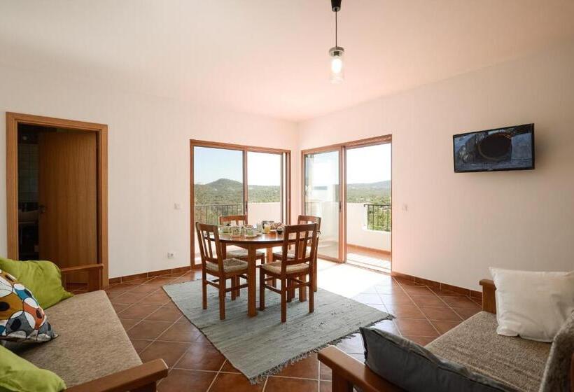 带1个卧室带泳池的公寓, Monte Da Ribeira