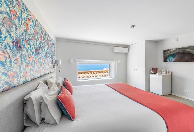 اتاق استاندارد با چشم‌انداز دریا, Castelo Guest House
