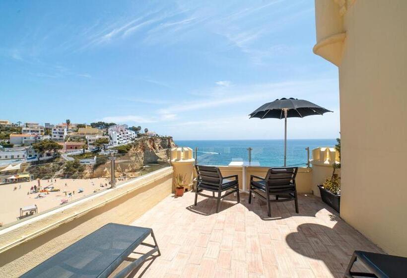 اتاق استاندارد با تراس و چشم‌انداز دریا, Castelo Guest House