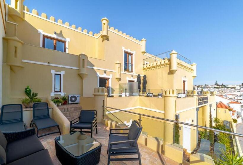 اتاق استاندارد با تراس و چشم‌انداز دریا, Castelo Guest House