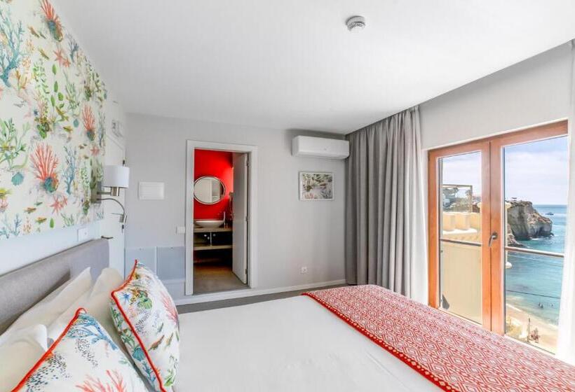 اتاق استاندارد با چشم‌انداز دریا, Castelo Guest House