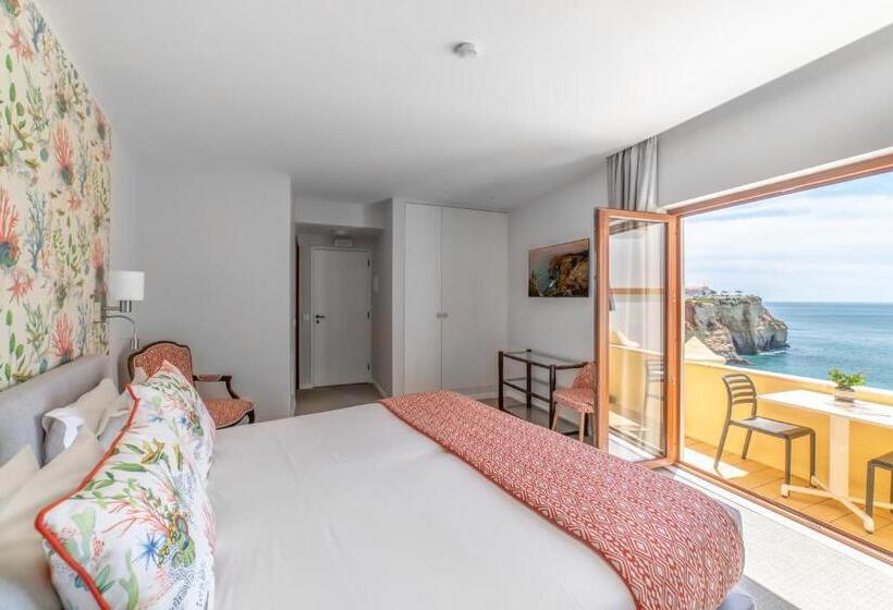 اتاق استاندارد با بالکن و چشم‌انداز دریا, Castelo Guest House