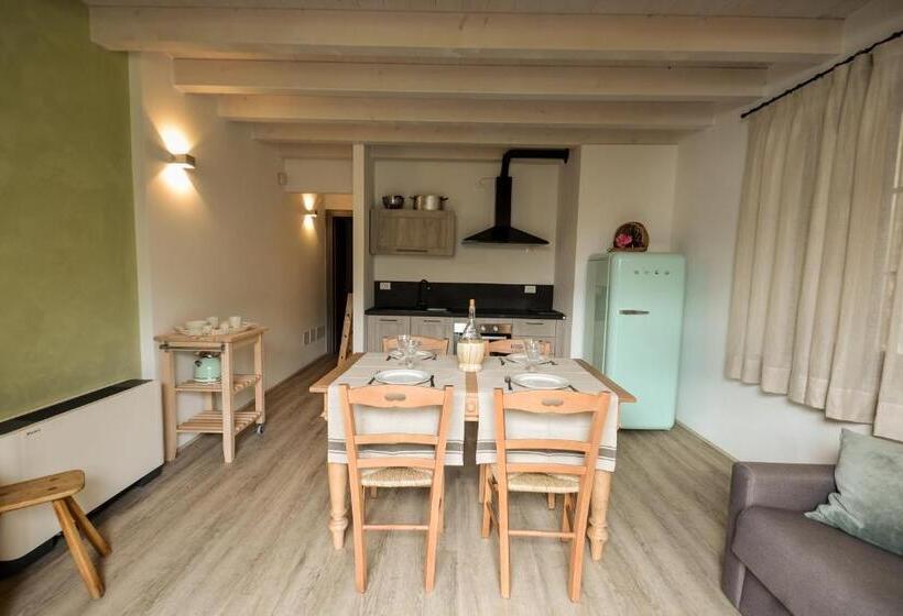 Апартаменты 1 Спальня Нижний Этаж, Cascina Varini