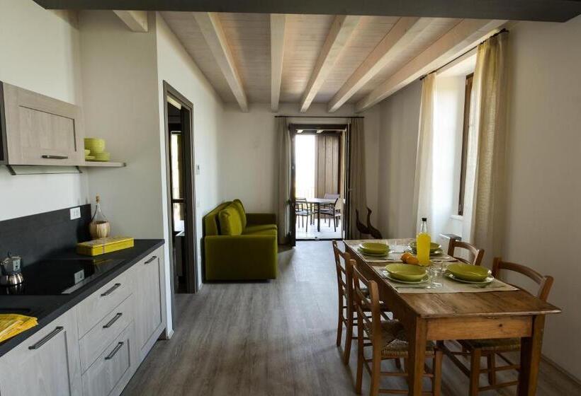 Апартаменты 1 Спальня с Балконом, Cascina Varini