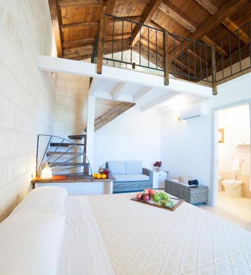 סוויטה עם מרפסת, Agriturismo La Palascìa Masseria Agreste