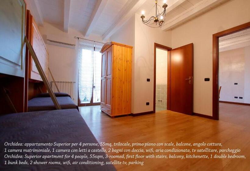 침실 1개 수피리어 아파트, Agriturismo Da Giovanni