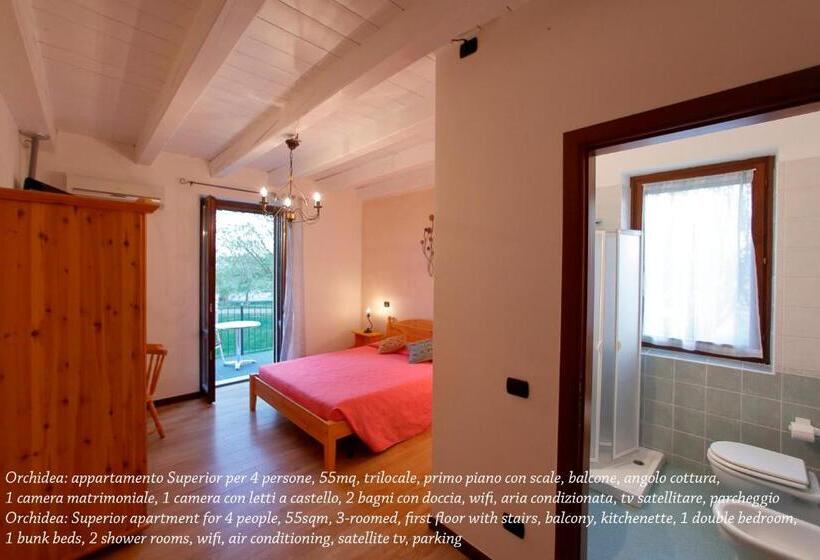 침실 1개 수피리어 아파트, Agriturismo Da Giovanni