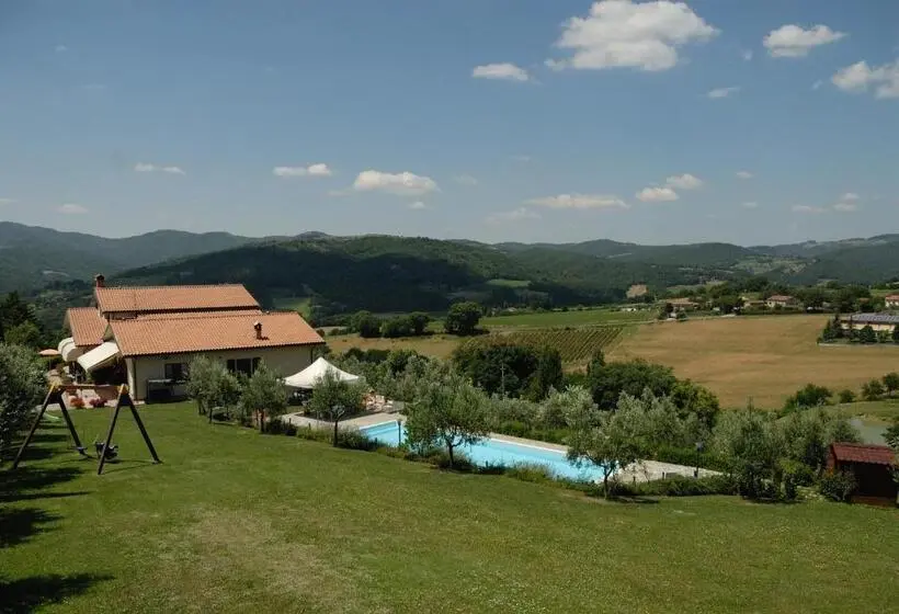 اتاق استاندارد با بالکن, Agriturismo Val Della Pieve