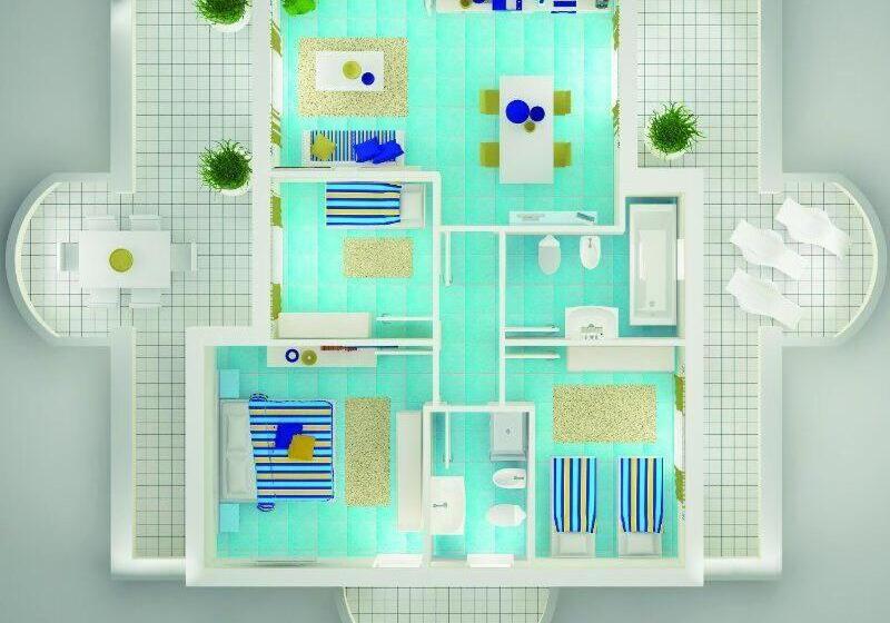 带3个卧室的公寓, Residence Abruzzo Resort