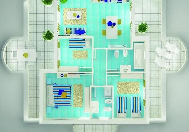 آپارتمان 3 خوابه, Residence Abruzzo Resort