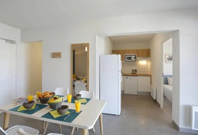 1ベッドルームアパートメント, Résidence Néméa Le Marché De La Plage