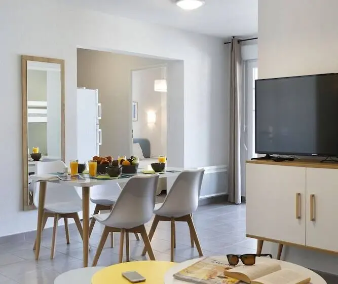 2ベッドルームアパートメント, Résidence Néméa Le Marché De La Plage