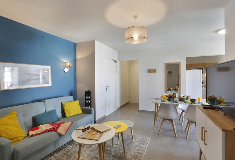 דירת שני חדרים, Résidence Néméa Le Marché De La Plage