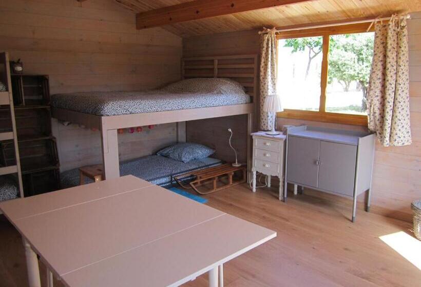 シャレー1寝室, La Grange De Campaulise   Camping à La Ferme   Hébergements   Mont Ventoux