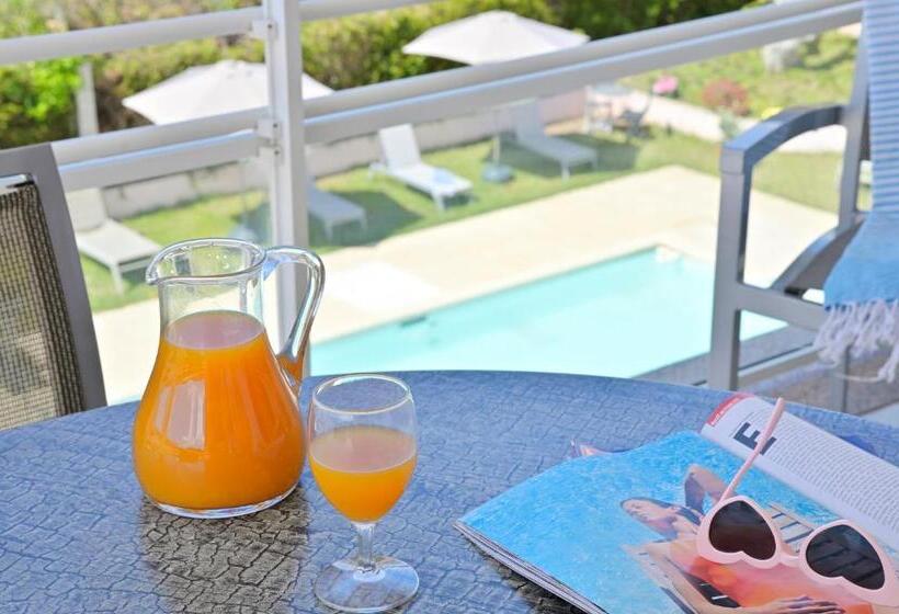 침실 1개 바다 전망 아파트, Résidence Villa Romana Avec Spa