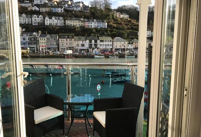 オーシャンビューデラックスルームバルコニー付き, Shellseekers Guest House