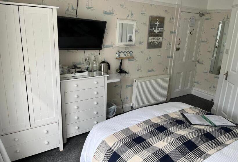 オーシャンビューデラックスルームバルコニー付き, Shellseekers Guest House