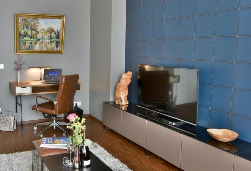 1ベッドルームのデラックスアパートメント, Carl.22 City Appartements