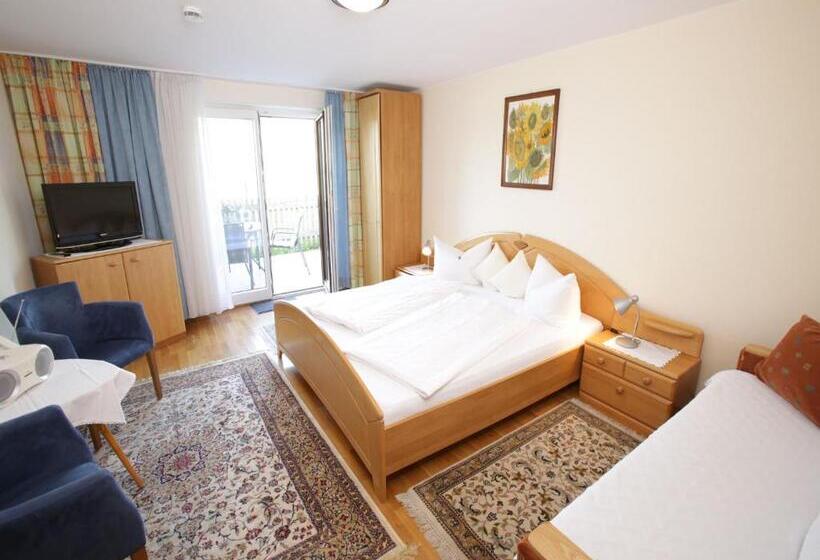 Апартаменты 1 Спальня с Террасой, Pension Gut Horn