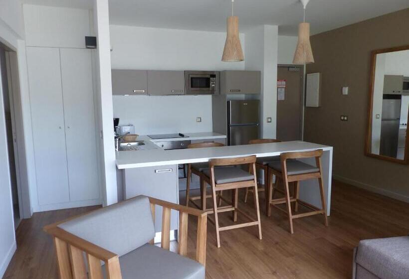 带1个卧室带花园景观的公寓, Le Pacifik Kone