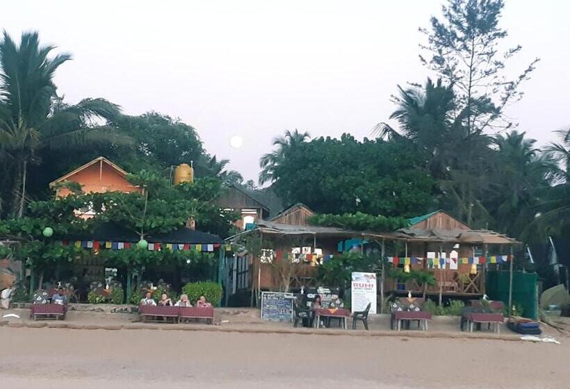 豪华海景房带阳台, Omkar Beach Bungalow