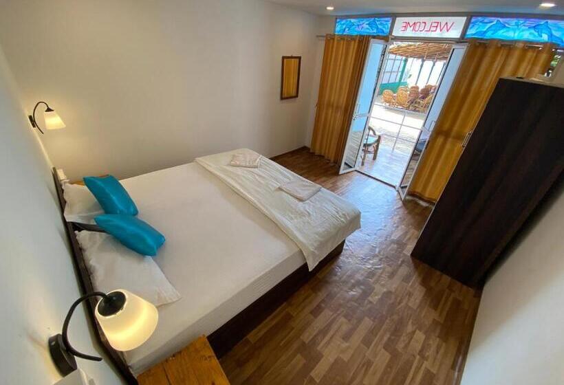 带海景的豪华间, Omkar Beach Bungalow