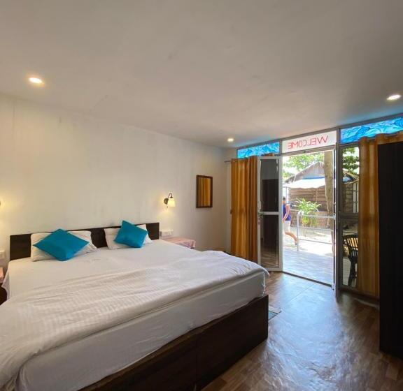 带海景的豪华间, Omkar Beach Bungalow