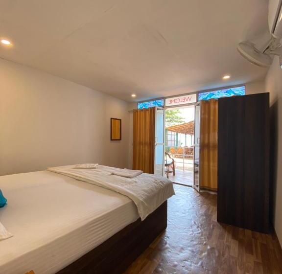 带海景的豪华间, Omkar Beach Bungalow