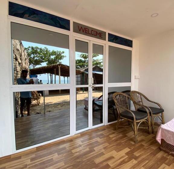 带海景的豪华间, Omkar Beach Bungalow