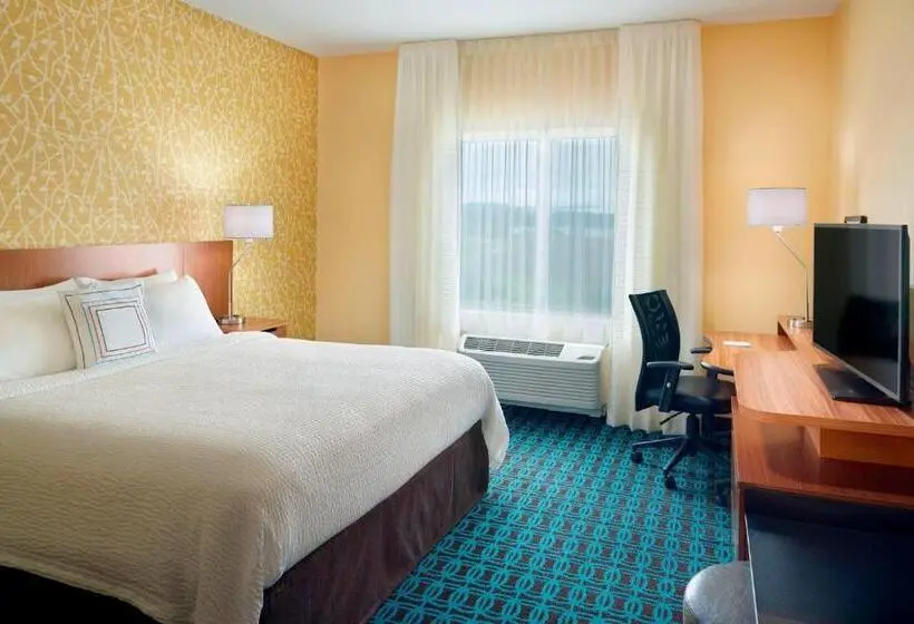 キングサイズベッドのスタンダードルーム, Fairfield Inn & Suites By Marriott Hendersonville Flat Rock