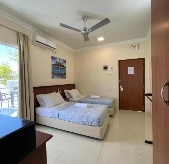 اتاق استاندارد با تراس, Hulhan Gu Lodge