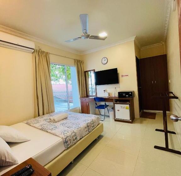 חדר דלוקס עם מרפסת, Hulhan Gu Lodge