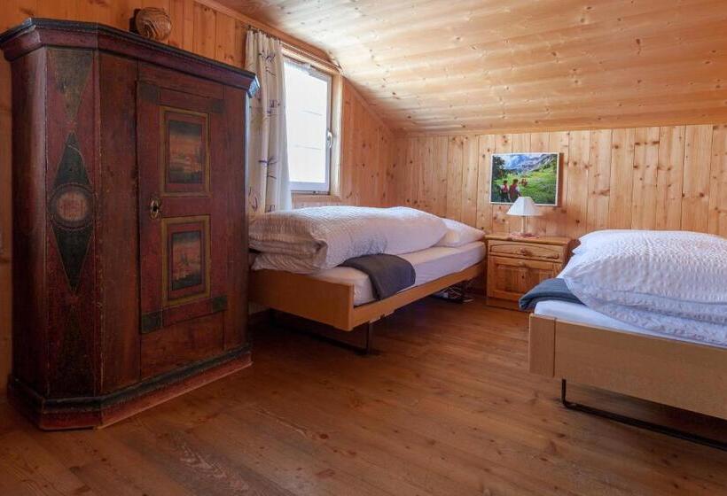 اتاق استاندارد با سرویس بهداشتی مشترک, Ferienhotel Idyll Gais