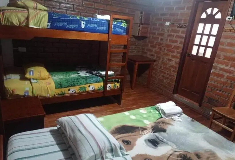 スタンダード4人部屋, Hostal D´mathias