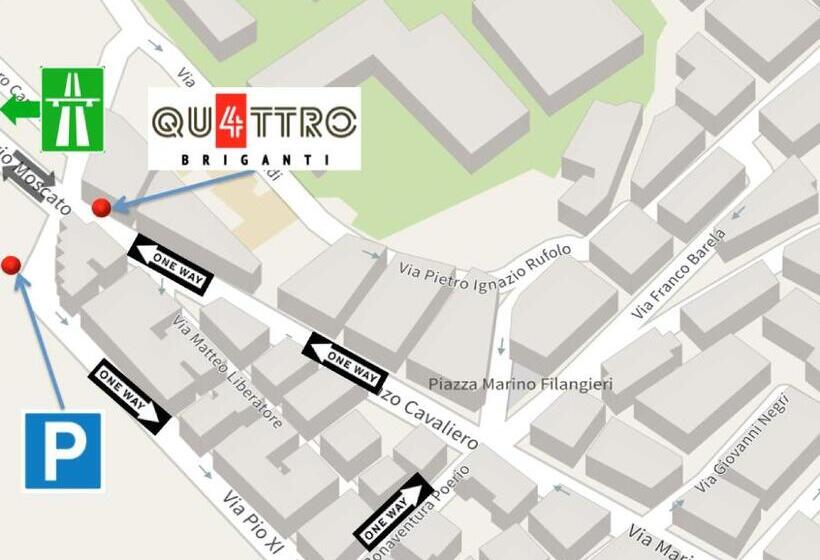 اتاق راحتی سه تخته, Quattro Briganti