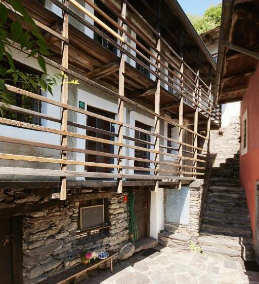 סטודיו סטנדרט עם מרפסת, Rustici Della Verzasca Ferien Wohnungen