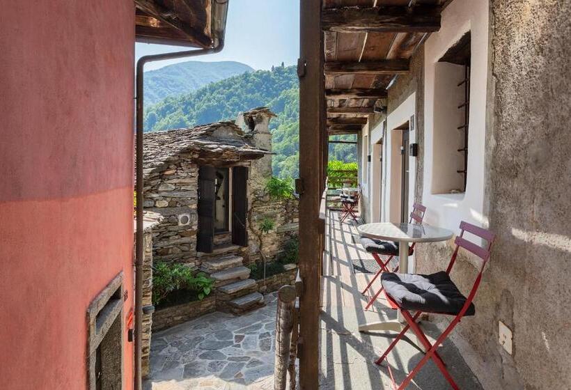 סטודיו סטנדרט עם מרפסת, Rustici Della Verzasca Ferien Wohnungen