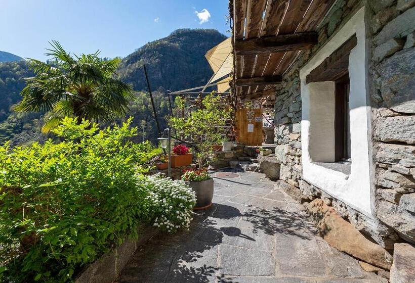 דירת חדר בקומת קרקע, Rustici Della Verzasca Ferien Wohnungen