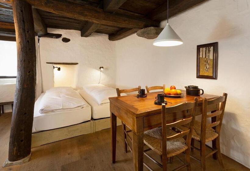 דירת חדר בקומת קרקע, Rustici Della Verzasca Ferien Wohnungen